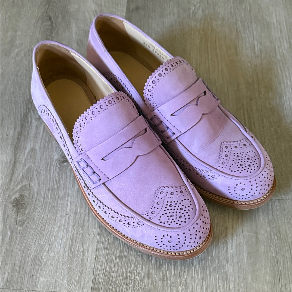 The Office of Angela Scott Women's Purple Loafers 39.5